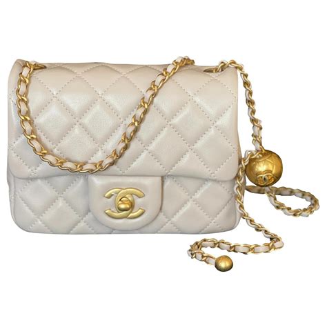 chanel pearl crush mini square flap bag|chanel flap bag sizes.